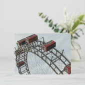 Roue de Prater, Vienne, Autriche carte (Debout devant)