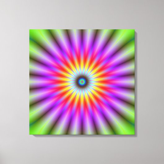 Roue en toile de couleur (Recto)