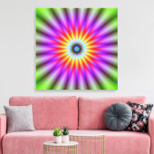 Roue en toile de couleur (Insitu(Salon))