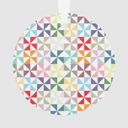 Roue géométrique colorée (dos)