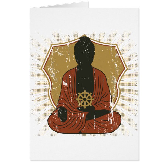 Roue méditante de Bouddha Dharma (Devant)