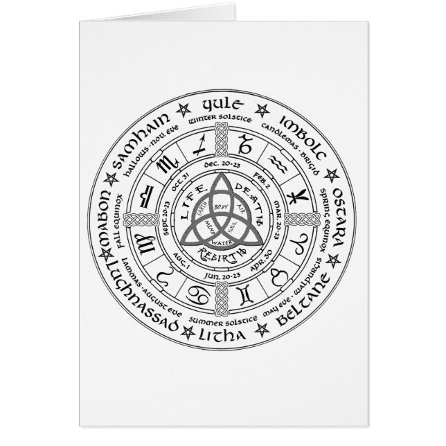 Roue païenne de l'année (Devant)