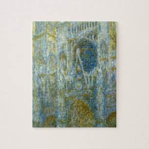 Rouen Cathedral, West Facade, Noon van Claude Mone Legpuzzel