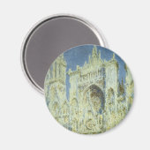 Rouen Cathedral West Facade Sunlight, Claude Monet Magneet (Voorkant / Achterkant)