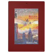 Rouen, Frankrijk — Pilot en Plane Klembord (Achterkant)