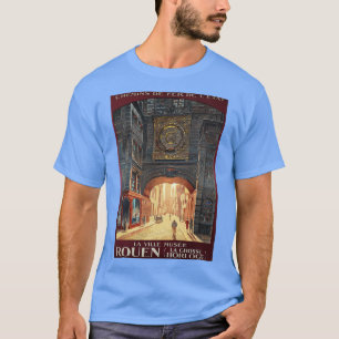 Rouen Normandy France Franse spoorlijn T-shirt