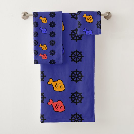 Roues de poisson enfants bleu  (En situation)