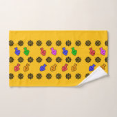 Roues de Poisson Enfants Jaune (Serviette à main)