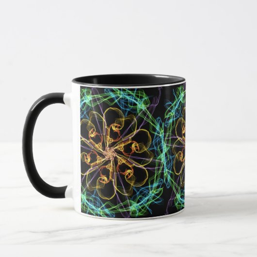 Roues de tasse de mandala du feu (Gauche)