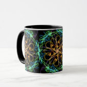 Roues de tasse de mandala du feu (Devant gauche)
