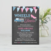 Roues ou talons Genre Révéler les invitations de l (Debout devant)