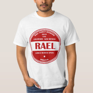 Rouge 2019 de T-shirt de réunion de famille de