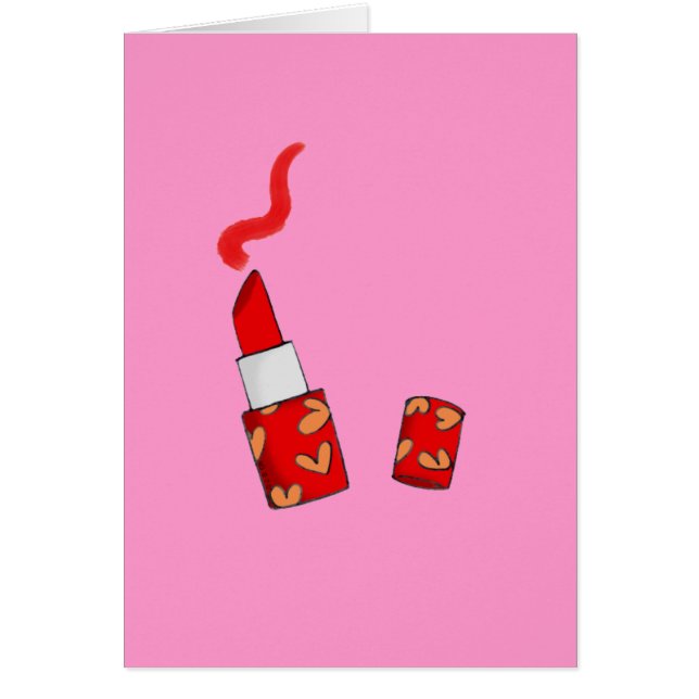 Rouge à lèvres rouge (Devant)