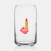 Rouge à lèvres sur la langue Noir avec nom personn (Recto)