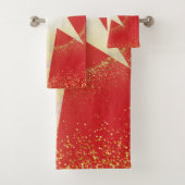 Rouge avec l'étoile d'or de Bethléem Noël (En situation)