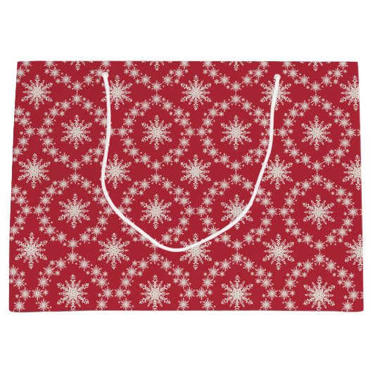 Rouge Avec Sac Cadeau Blanche - Grand, Lustré (Devant)