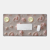 Rouge Beige Doux Apaisant Lune Céleste (Clavier et souris)
