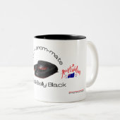 Rouge Belly Noir - Mug (Devant droit)