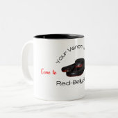 Rouge Belly Noir - Mug (Devant gauche)