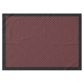 Rouge Black Check Nappe Lumberjack Table Charme (Devant (Horizontal))
