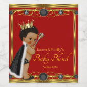 Rouge Black Gold Prince Étiquettes bouteille de vi (Étiquettes simples)