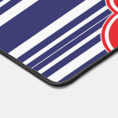 Rouge, Blanc, Bleu Motif Décor Mat (Coin)