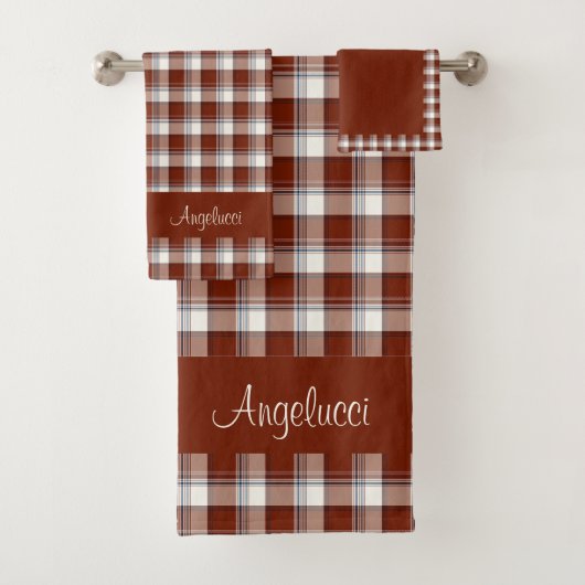 Rouge, Blanc, Bleu Plaid à plusieurs fils (En situation)