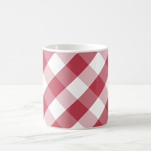 Rouge Blanc Buffalo Check Café Mug (Centre)