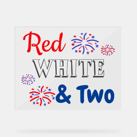 Rouge Blanc & Deux 2e Anniversaire (Recto)