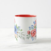 Rouge blanc et bleu | Dieu bénit l'Amérique Mug (Centre)