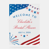 Rouge Blanc et Bleu Fête de Mariage Patriotique de (Recto)