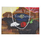 "Rouge, Blanc et Bleu" par T.S. Sac cadeau Pneu (Dos)