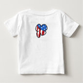 Rouge, Blanc et Hula T-shirts pour bébés et tout-p (Dos)