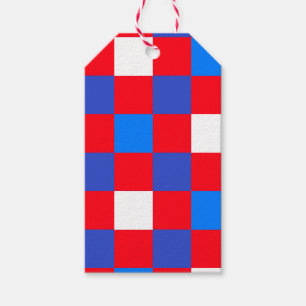 Rouge, Blanc & Gras – Étiquette de Cadeau 14 Juill