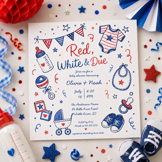 Rouge Blanc & Invitation Prévue