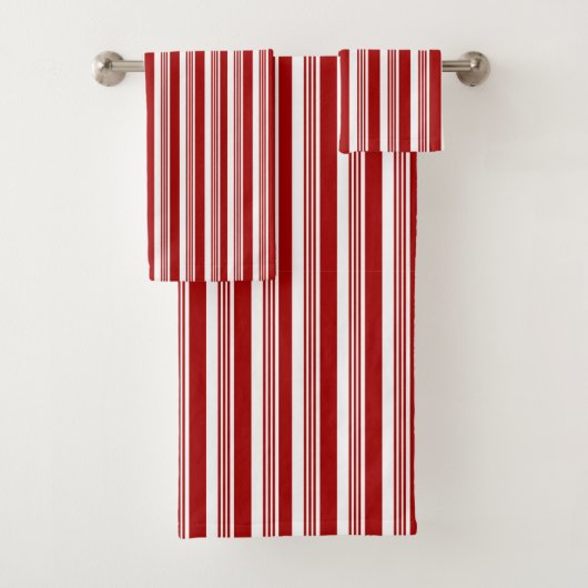 Rouge Blanc Peppermenthe Grille Design Ensemble de (En situation)