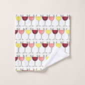 Rouge Blanc Rosé Vin Verres Vin Cocktails (Gant de toilette)