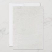 Rouge Blanc Rustique Floral Invitations de douche (Dos)