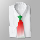Rouge blanc vert festif fade vacances cravate (Attaché)