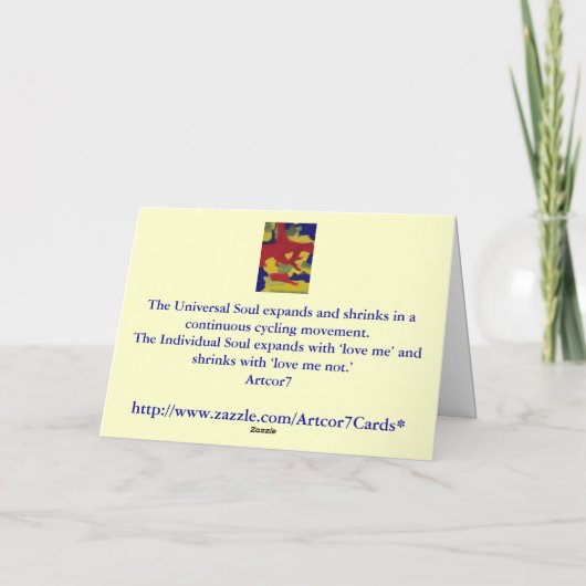 Rouge bleu de Hanoukka et carte de mandala d'Aqua (Dos)