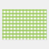 Rouge Bleu Vert En vichy Feuilles Cadeau (Devant 3)