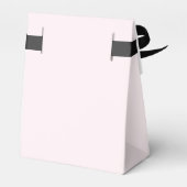 Rouge Blozend Moderne Minimalistische Monogramnaam Bedankdoosjes (Achterkant)