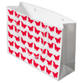 Rouge Bold Mod Butterflies Large Cadeauzakje (Achterkant Gekanteld)