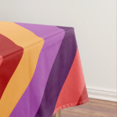 Rouge cerise Violet rayures Petite nappe (In Situ)