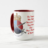 Rouge CHAUD de tasse de sonnerie (Devant gauche)