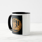 Rouge-chiffre tasse dépeignant Athéna, Theseus (Devant gauche)