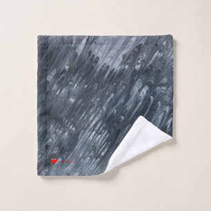 Rouge Coeur blanc Noir Minimal Météo Douche C