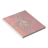 Rouge comme bloc-notes flamme (Incliné)