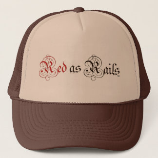 Rouge comme Rails Unisex Casquette de mode