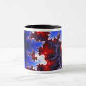 Rouge contre les tasses bleues (Centre)